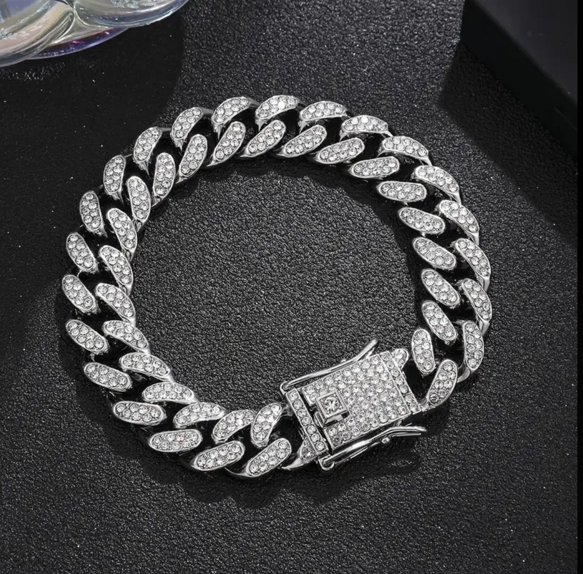 Iced-out Cuban Bracelet