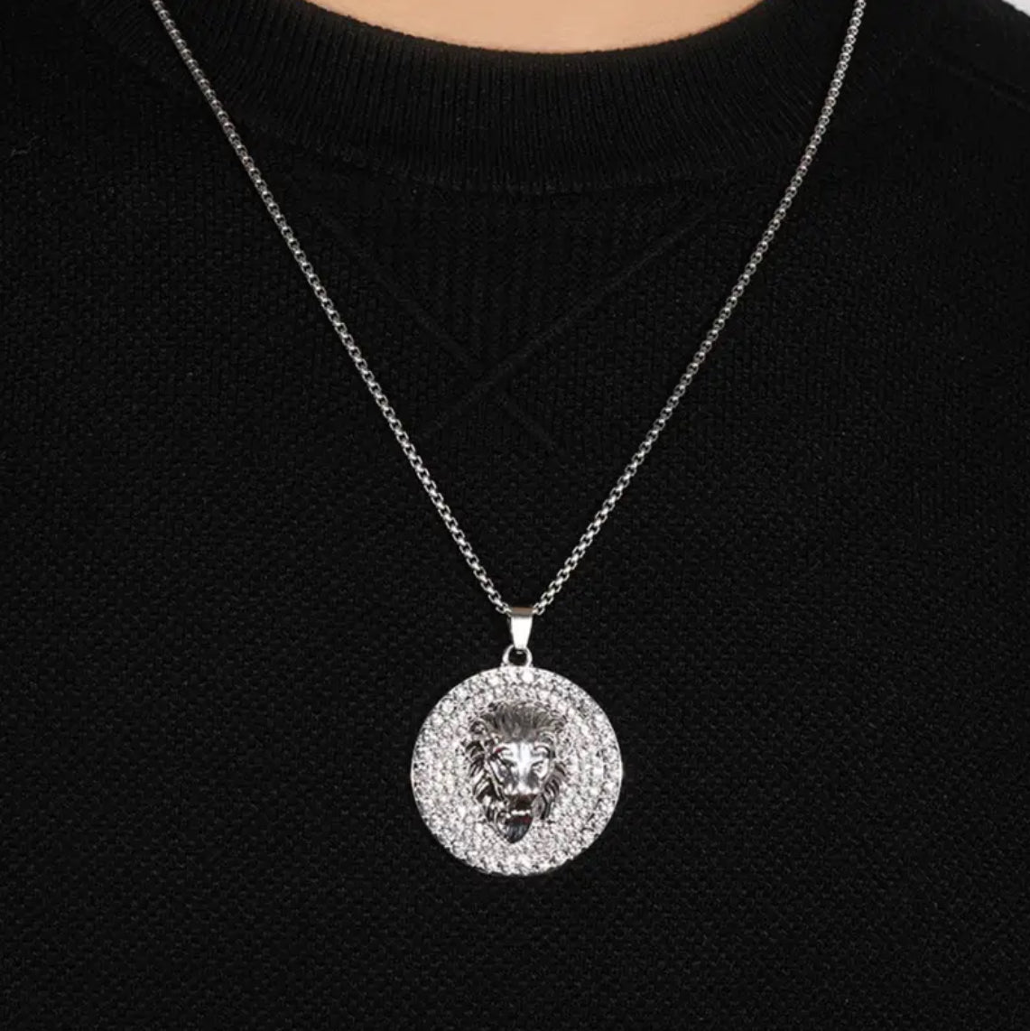 Lion Head Pendant chain