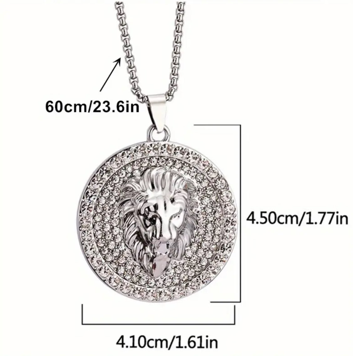 Lion Head Pendant chain