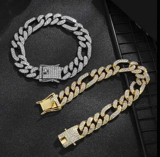 Iced-out Cuban Bracelet