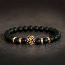 Lion Head Beads Bracelet