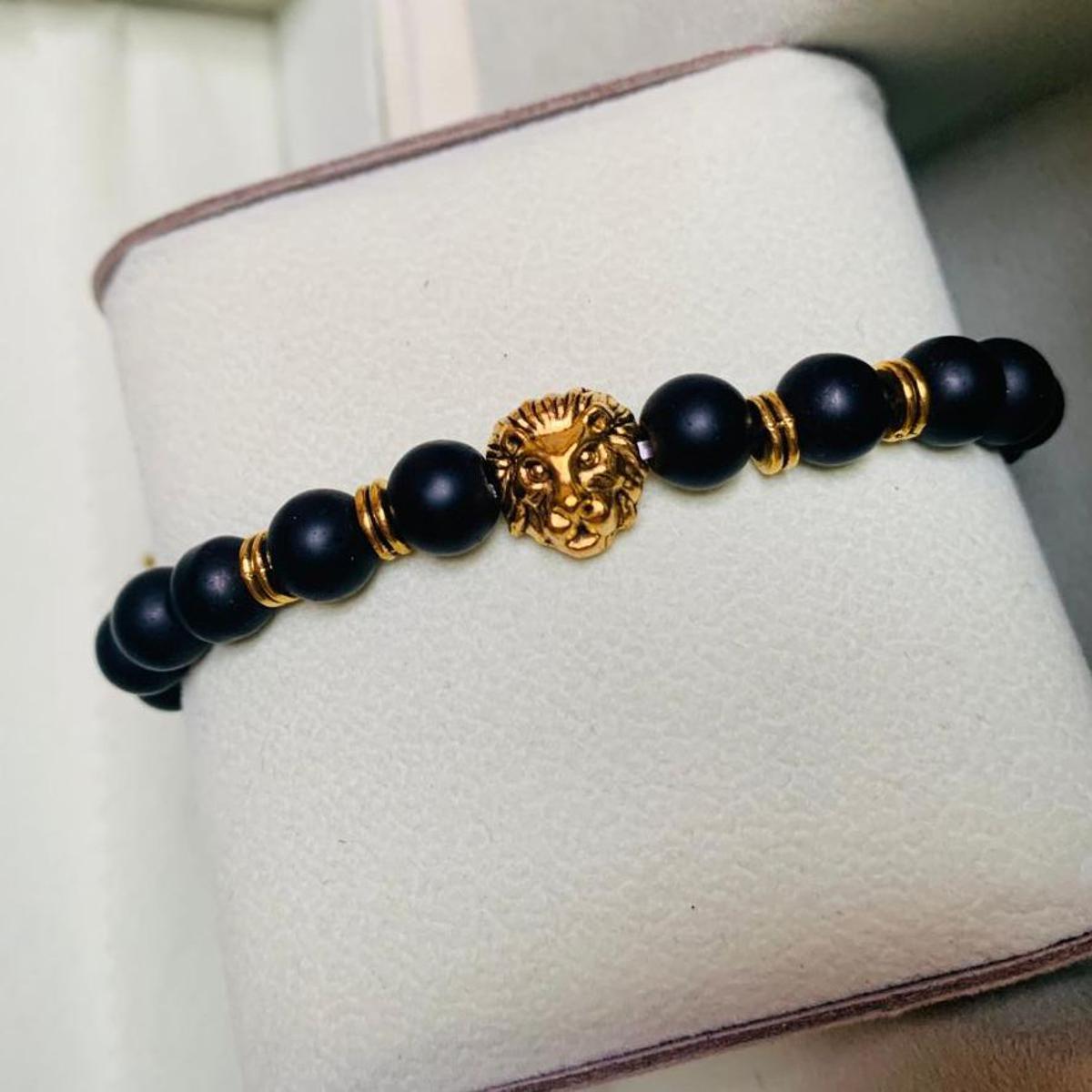 Lion Head Beads Bracelet